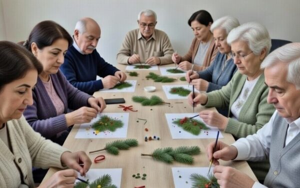 هنر درمانی برای سالمندان در خانه سالمندان یارین