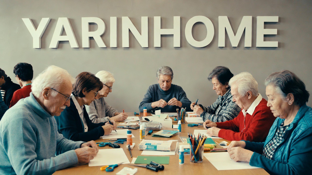 هنر درمانی در خانه سالمندان